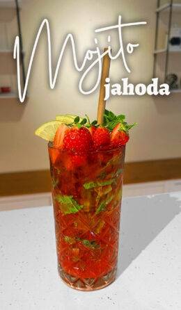 Mojito ovocné jahoda