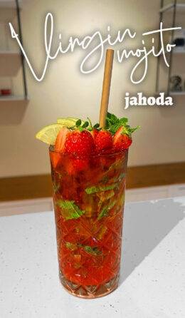 Virgin Mojito ovocné jahoda
